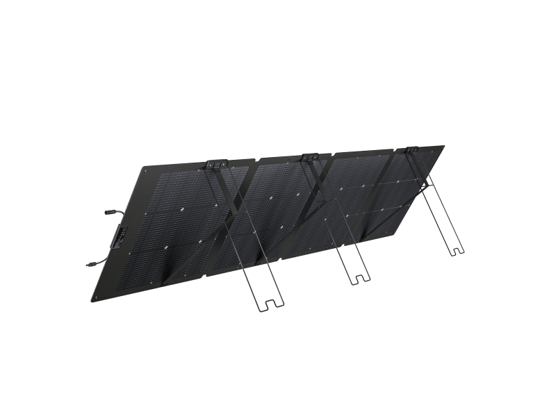 EcoFlow Mono-Solarpanel, bifazial, faltbar, 220 W, der 2. Generation