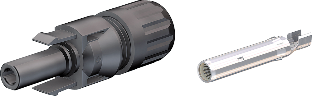MC4 Solar-Stecker männlich, PV-ST01, Pluspol