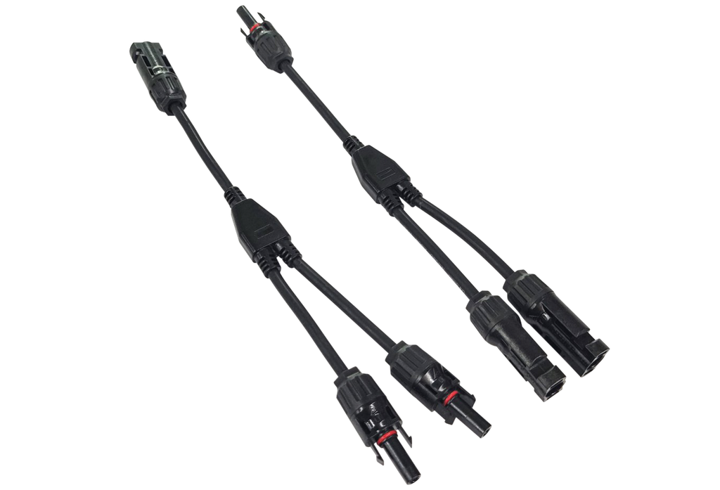 Y-Solar-Kabel 2er-Set mit Solarsteckern